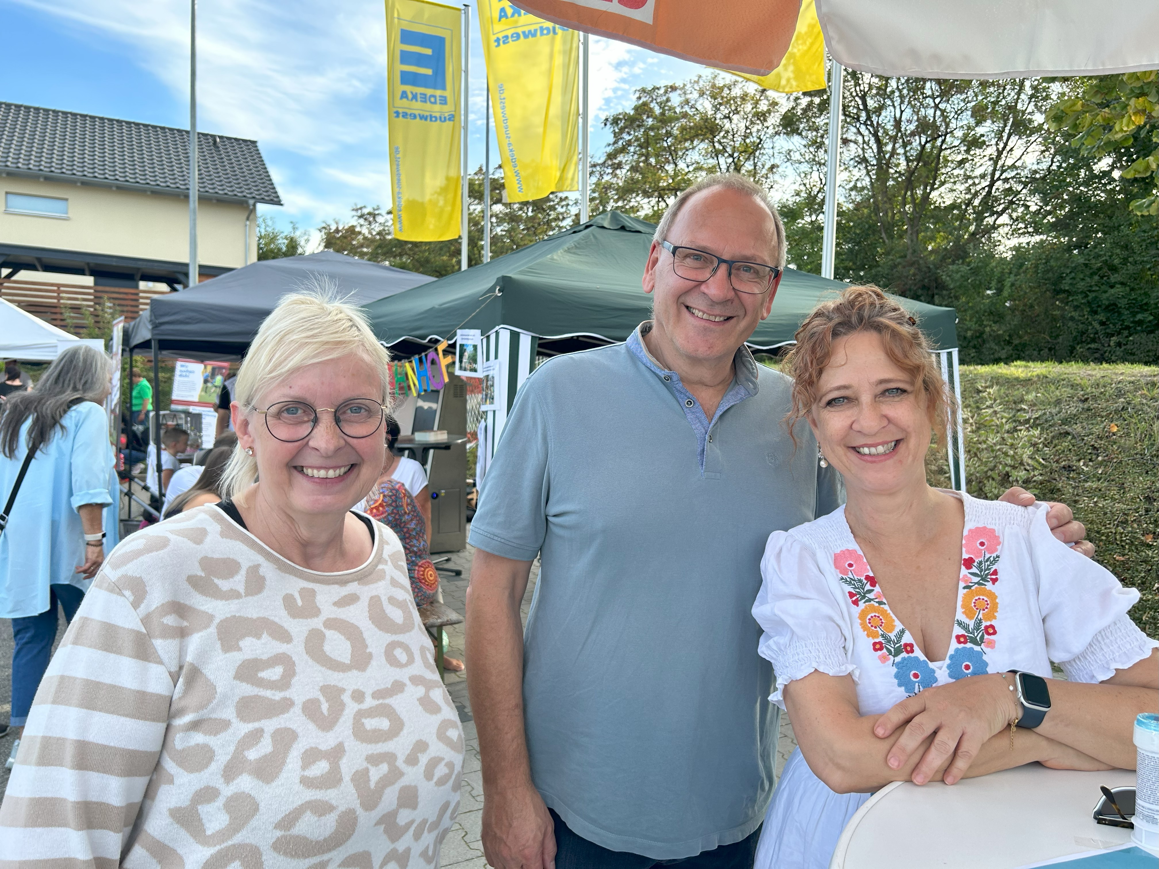 Dorothea Schfer, Steffan Haub, Regina Haub (v.l.n.r)